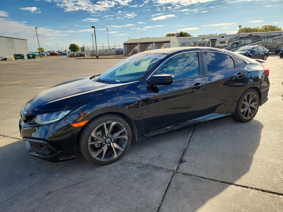 2020 Honda Civic მანქანა იყიდება აუქციონზე, vin: 2HGFC2F80LH528052, აუქციონის ნომერი: 68371586