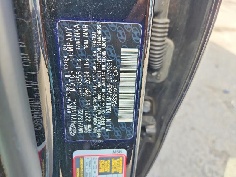 67779566 :رقم المزاد ، KMHLM4AG8PU372351 vin ، 2023 Hyundai Elantra مزاد بيع