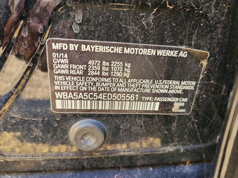 67389336 :رقم المزاد ، WBA5A5C54ED505561 vin ، 2014 Bmw 528i مزاد بيع
