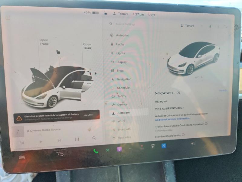 67933796 :رقم المزاد ، 5YJ3E1EA1NF144607 vin ، 2022 Tesla Model 3 مزاد بيع