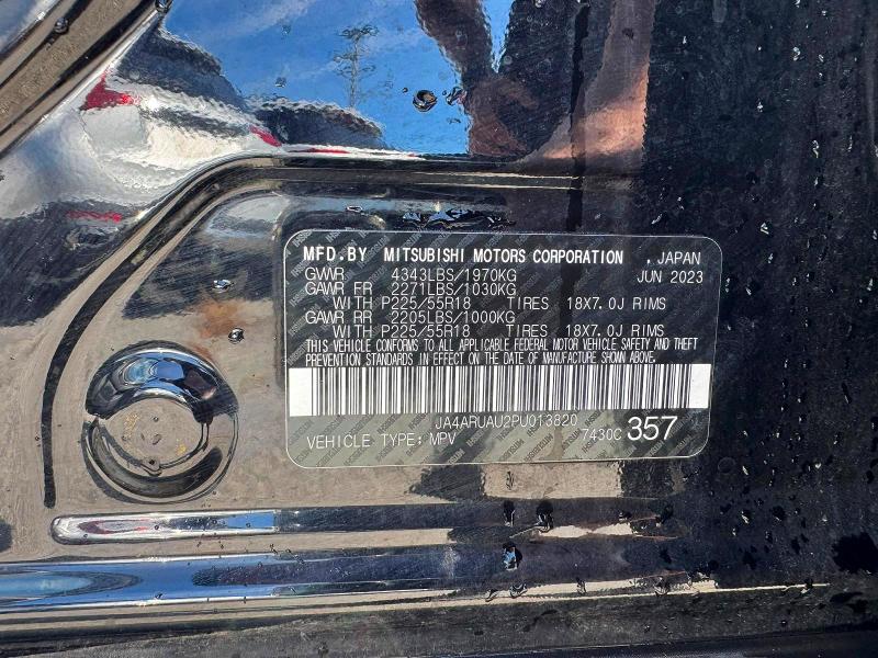 70328746 :رقم المزاد ، JA4ARUAU2PU013820 vin ، 2023 Mitsubishi Outlander Sport مزاد بيع
