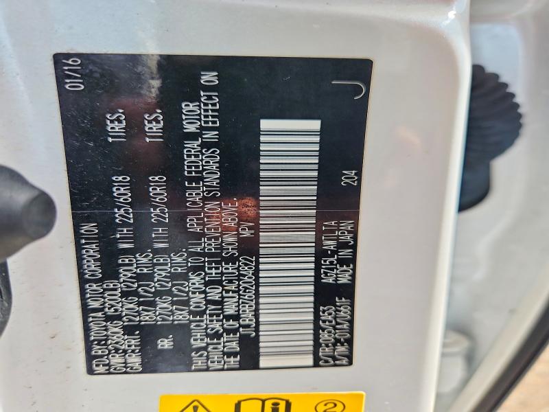Aukcja sprzedaży 2016 Lexus Nx 200t, vin: JTJBARBZ6G2064822, numer aukcji: 68665766
