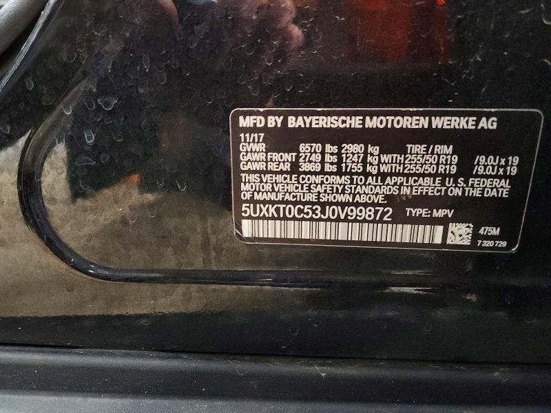 Aukcja sprzedaży 2018 Bmw X5, vin: 5UXKT0C53J0V99872, numer aukcji: 67436846