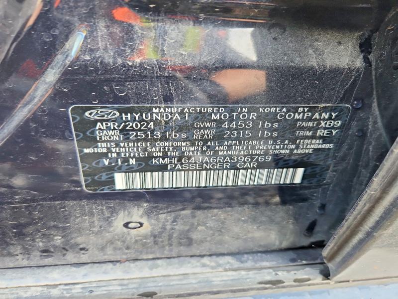 Aukcja sprzedaży 2024 Hyundai Sonata, vin: KMHL64JA6RA396769, numer aukcji: 70399316