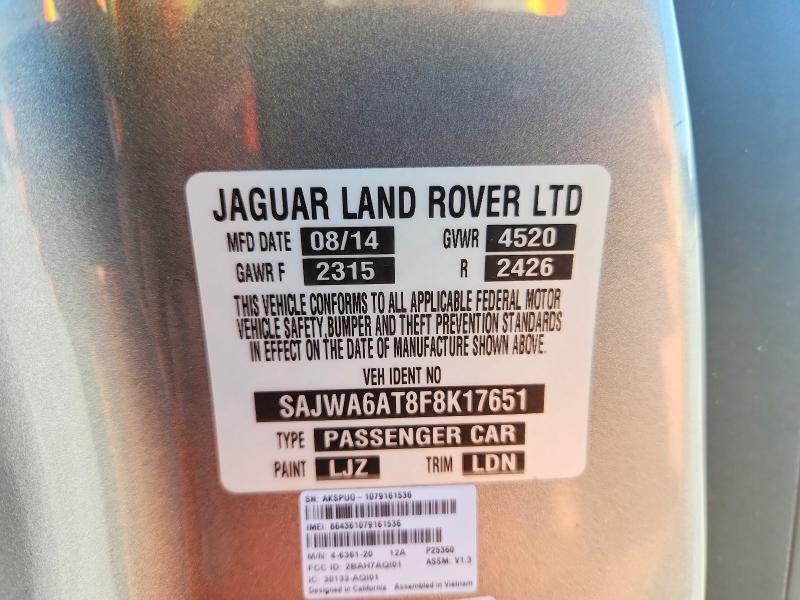 Продажа на аукционе авто 2015 Jaguar F-type, vin: SAJWA6AT8F8K17651, номер лота: 67357776