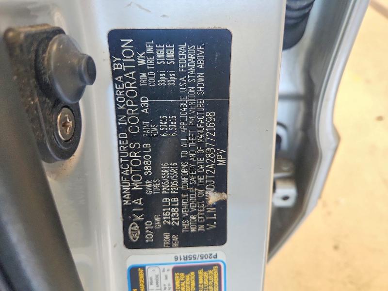 Aukcja sprzedaży 2011 Kia Soul, vin: KNDJT2A28B7721698, numer aukcji: 68227586