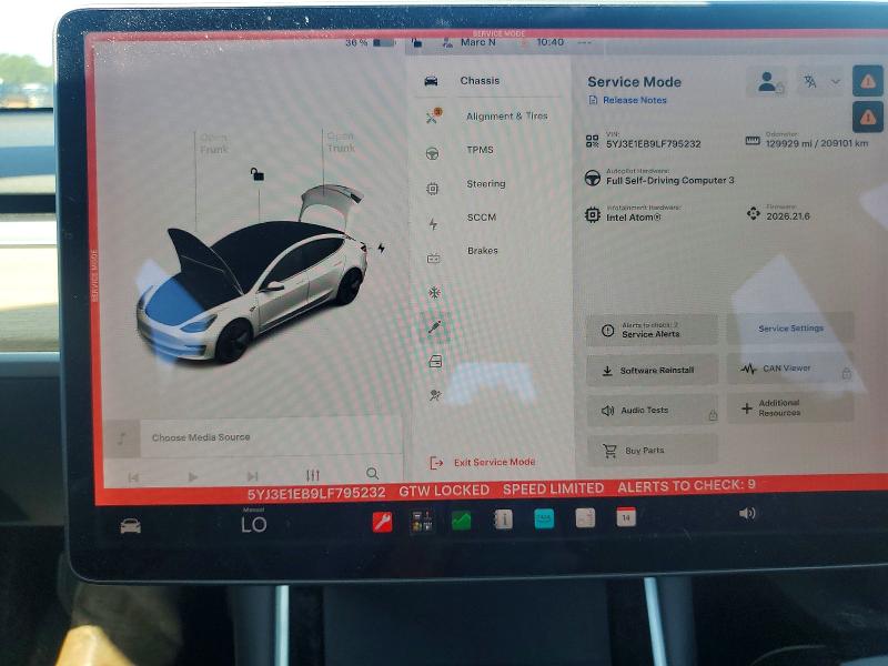 Aukcja sprzedaży 2020 Tesla Model 3, vin: 5YJ3E1EB9LF795232, numer aukcji: 68332706