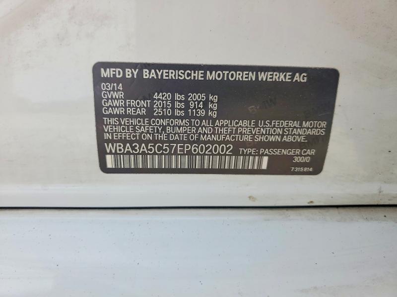 2014 Bmw 328 მანქანა იყიდება აუქციონზე, vin: WBA3A5C57EP602002, აუქციონის ნომერი: 68851476