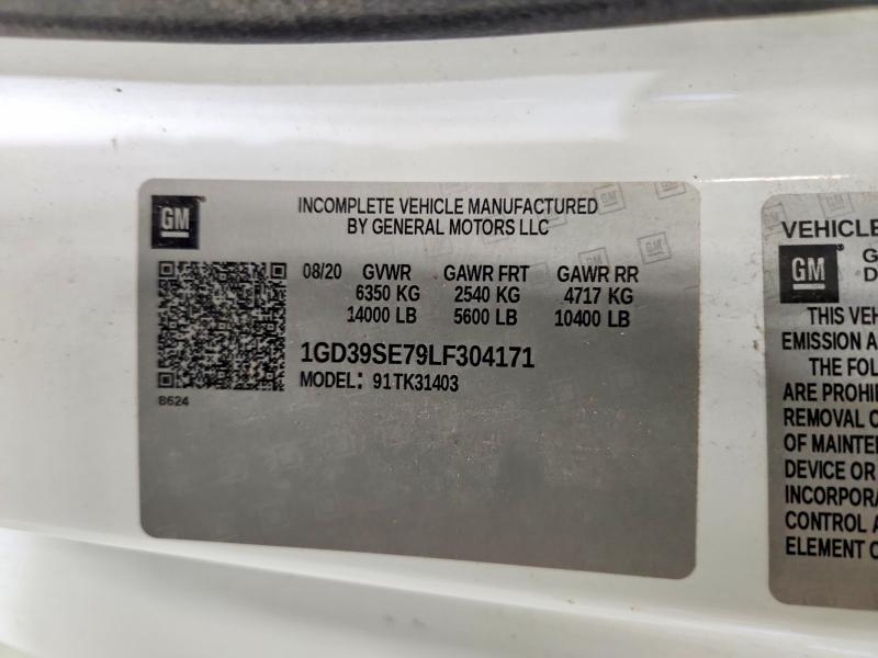 67661206 :رقم المزاد ، 1GD39SE79LF304171 vin ، 2020 Gmc Sierra مزاد بيع