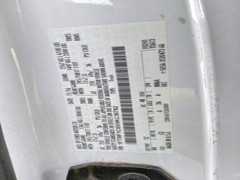 Aukcja sprzedaży 2017 Ford F150, vin: 1FTMF1C8XHKC30782, numer aukcji: 71195696