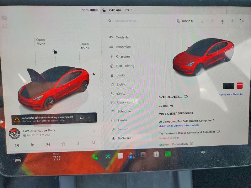 69008006 :رقم المزاد ، 5YJ3E1EA5PF686604 vin ، 2023 Tesla Model 3 مزاد بيع