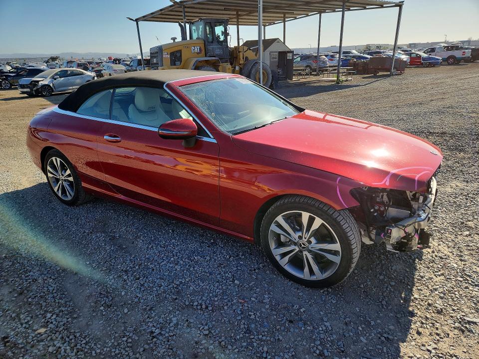 68823716 :رقم المزاد ، WDDWK4KB1JF608544 vin ، 2018 Mercedes-benz C مزاد بيع