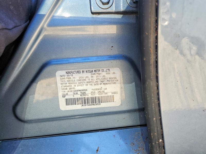 Aukcja sprzedaży 2015 Infiniti Q50, vin: JN1BV7ARXFM406520, numer aukcji: 69119116