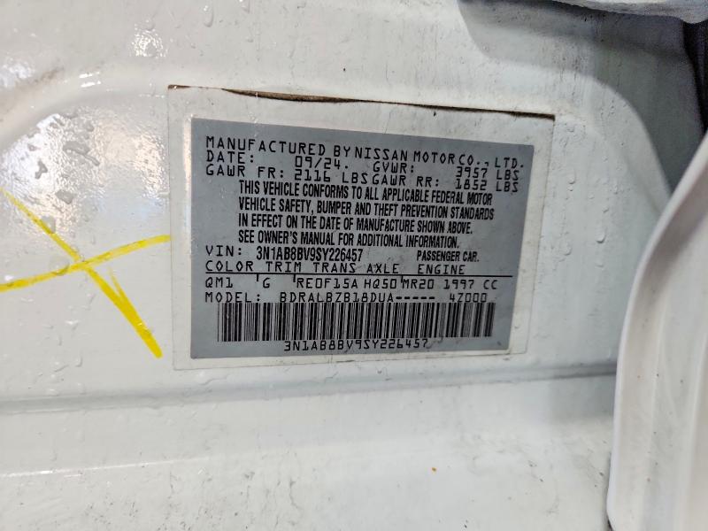 Продаж на аукціоні авто 2025 Nissan Sentra, vin: 3N1AB8BV9SY226457, номер лоту: 69785286