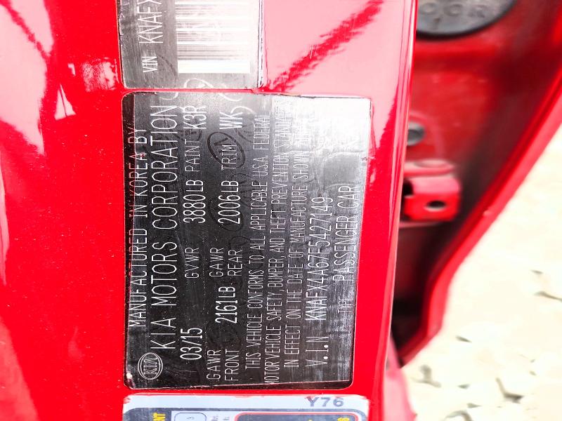Aukcja sprzedaży 2015 Kia Forte, vin: KNAFX4A67F5427149, numer aukcji: 70179056