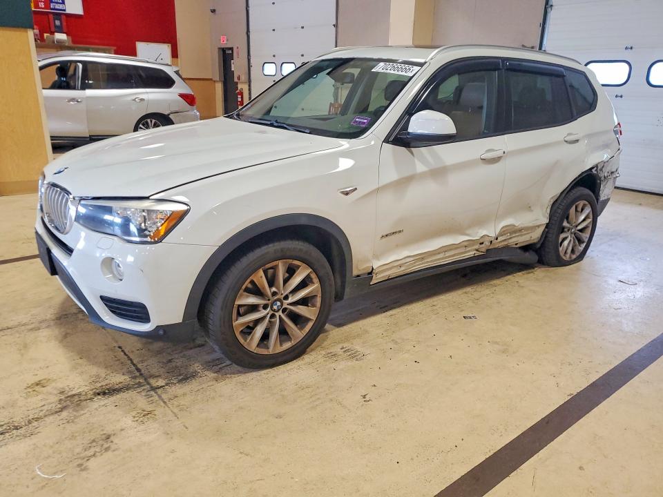 2015 Bmw X3 მანქანა იყიდება აუქციონზე, vin: 5UXWX9C55F0D45567, აუქციონის ნომერი: 70266666