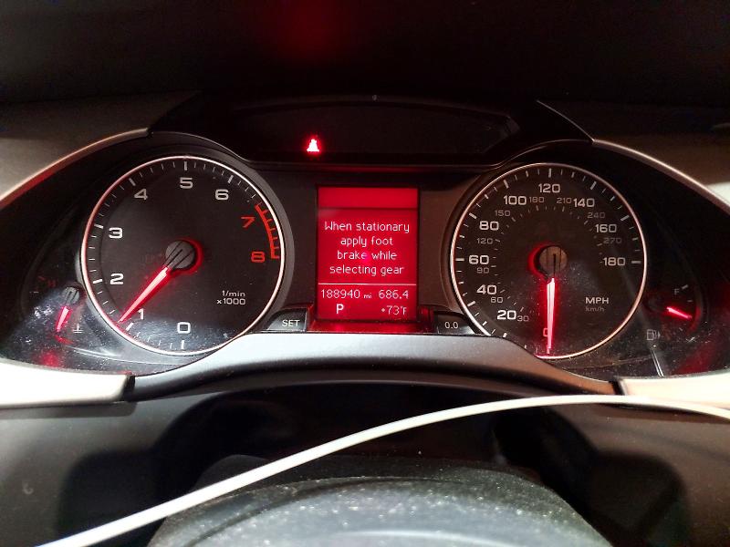 2009 Audi A4 მანქანა იყიდება აუქციონზე, vin: WAULF78K49N037561, აუქციონის ნომერი: 70694086