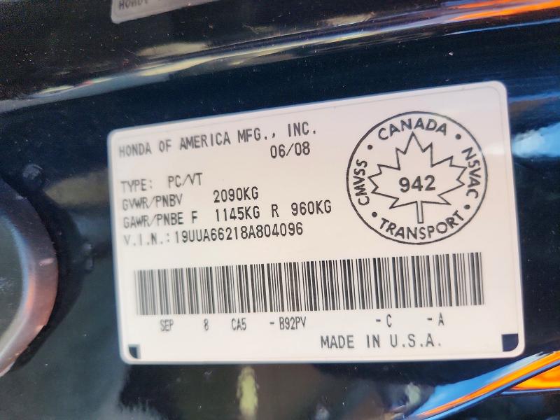 Продаж на аукціоні авто 2008 Acura Tl, vin: 19UUA66218A804096, номер лоту: 68865036