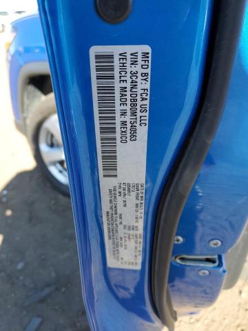 72096203 :رقم المزاد ، 3C4NJDBB0MT540563 vin ، 2021 Jeep Compass Latitude مزاد بيع