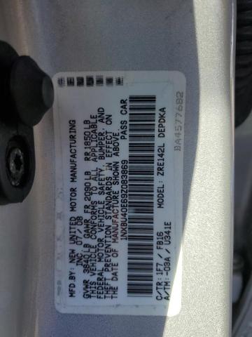 2009 Toyota Corolla Base მანქანა იყიდება აუქციონზე, vin: 1NXBU40E69Z083869, აუქციონის ნომერი: 72149243