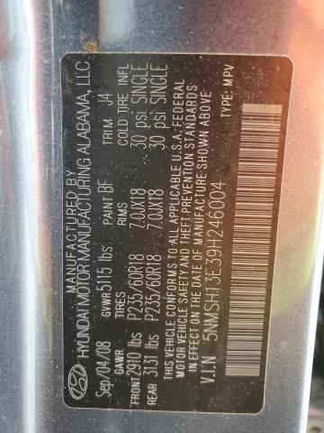 Aukcja sprzedaży 2009 Hyundai Santa Fe Se, vin: 5NMSH13E39H246004, numer aukcji: 70242813