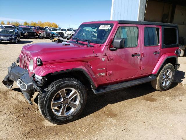 72186973 :رقم المزاد ، 1C4HJXEG3MW840727 vin ، 2021 Jeep Wrangler Unlimited Sahara مزاد بيع