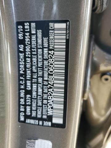 2011 Porsche Panamera S მანქანა იყიდება აუქციონზე, vin: WP0AB2A74BL060824, აუქციონის ნომერი: 70651573