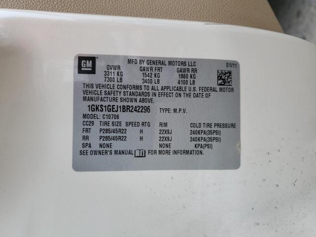 Продаж на аукціоні авто 2011 Gmc Yukon Denali Hybrid, vin: 1GKS1GEJ1BR242296, номер лоту: 72072123