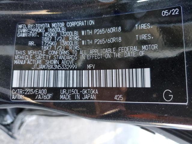 Aukcja sprzedaży 2022 Lexus Gx 460, vin: JTJAM7BX3N5332999, numer aukcji: 71040783