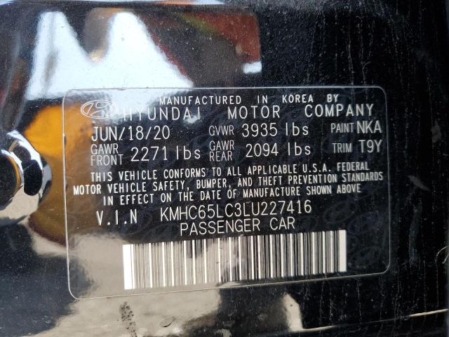 Aukcja sprzedaży 2020 Hyundai Ioniq Blue, vin: KMHC65LC3LU227416, numer aukcji: 71672903