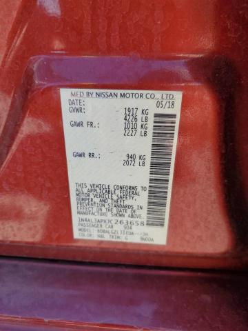 2018 Nissan Altima 2.5 მანქანა იყიდება აუქციონზე, vin: 1N4AL3APXJC263658, აუქციონის ნომერი: 72059933