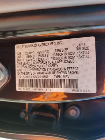 Aukcja sprzedaży 2016 Acura Rdx Technology, vin: 5J8TB3H58GL015557, numer aukcji: 70929833
