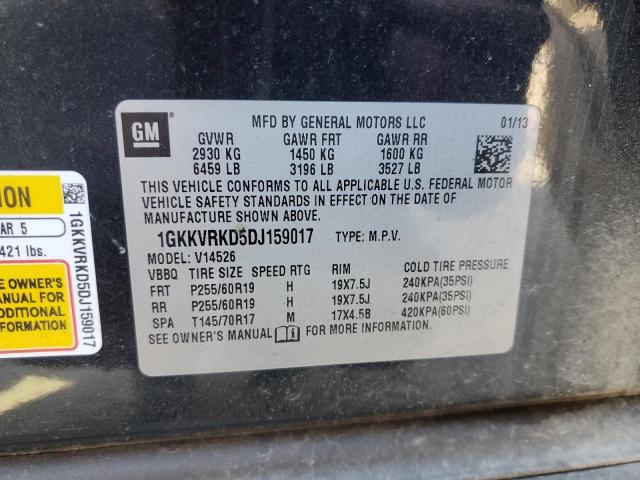 Продажа на аукционе авто 2013 Gmc Acadia Slt-1, vin: 1GKKVRKD5DJ159017, номер лота: 71116513