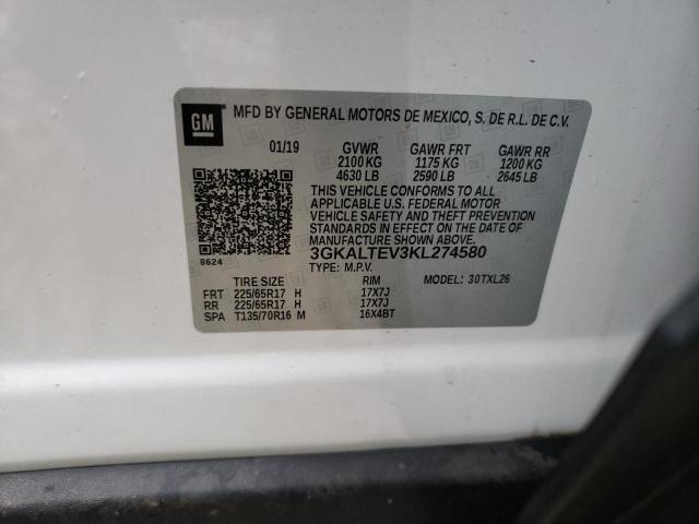 Aukcja sprzedaży 2019 Gmc Terrain Sle, vin: 3GKALTEV3KL274580, numer aukcji: 73365953