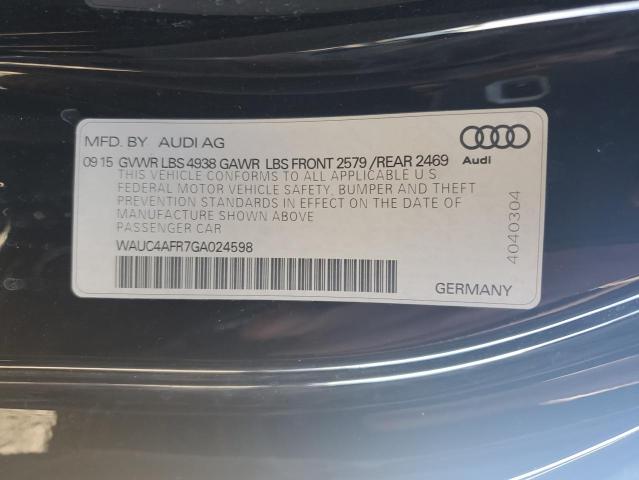 Продажа на аукционе авто 2016 Audi S5 Premium Plus, vin: WAUC4AFR7GA024598, номер лота: 71451713