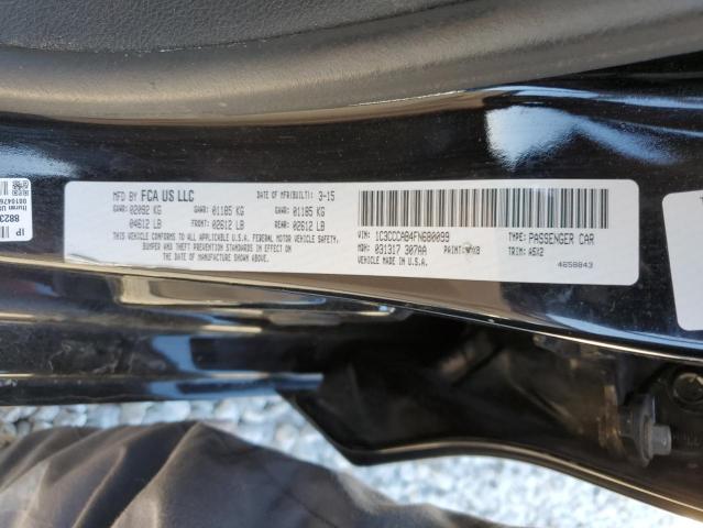 Продажа на аукционе авто 2015 Chrysler 200 Limited, vin: 1C3CCCAB4FN680099, номер лота: 72731803