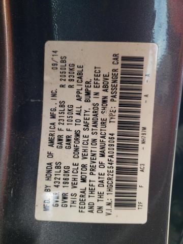 Aukcja sprzedaży 2015 Honda Accord, vin: 1HGCR2E54FA009064, numer aukcji: 73926143