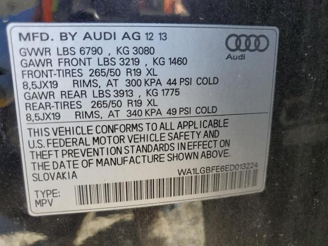 Aukcja sprzedaży 2014 Audi Q7 Premium Plus, vin: WA1LGBFE6ED013224, numer aukcji: 72619483