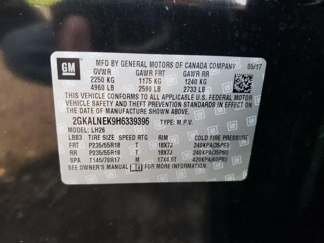 Продажа на аукционе авто 2017 Gmc Terrain Sle, vin: 2GKALNEK9H6339396, номер лота: 72933183