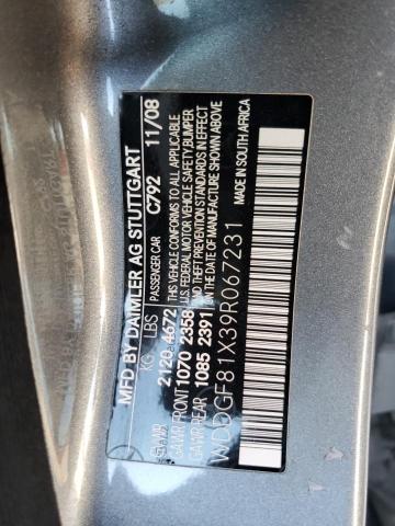 2009 Mercedes-benz C 300 4matic მანქანა იყიდება აუქციონზე, vin: WDDGF81X39R067231, აუქციონის ნომერი: 71871543