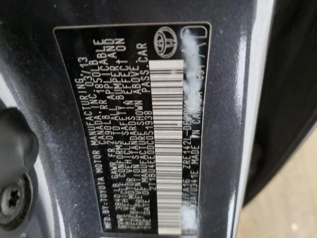 Aukcja sprzedaży 2013 Toyota Corolla Base, vin: 2T1BU4EE0DC051938, numer aukcji: 73033583
