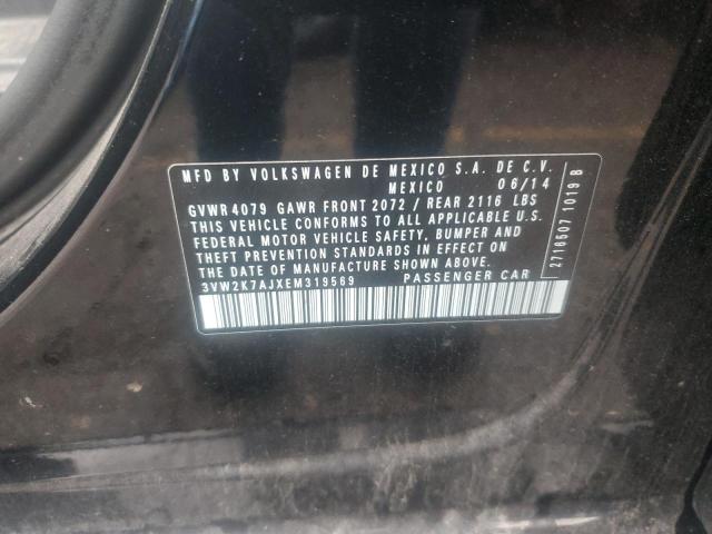 Aukcja sprzedaży 2014 Volkswagen Jetta Base, vin: 3VW2K7AJXEM319569, numer aukcji: 72481603