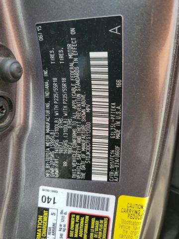 70501023 :رقم المزاد ، 5TDJK3DC7FS112000 vin ، 2015 Toyota Sienna Le مزاد بيع