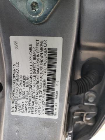 Aukcja sprzedaży 2021 Honda Civic Sport, vin: 19XFC2F87ME003839, numer aukcji: 71078653
