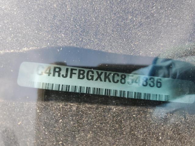 70364483 :رقم المزاد ، 1C4RJFBGXKC854836 vin ، 2019 Jeep Grand Cherokee Limited مزاد بيع