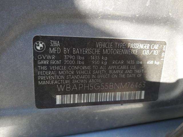Продажа на аукционе авто 2011 Bmw 328 I Sulev, vin: WBAPH5G55BNM76463, номер лота: 72624013