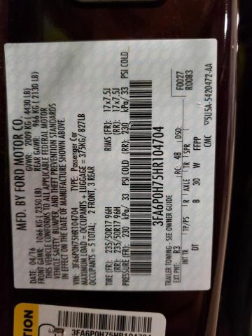 2017 Ford Fusion Se მანქანა იყიდება აუქციონზე, vin: 3FA6P0H75HR104704, აუქციონის ნომერი: 71729173