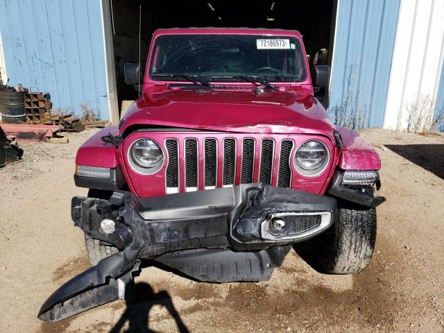 72186973 :رقم المزاد ، 1C4HJXEG3MW840727 vin ، 2021 Jeep Wrangler Unlimited Sahara مزاد بيع
