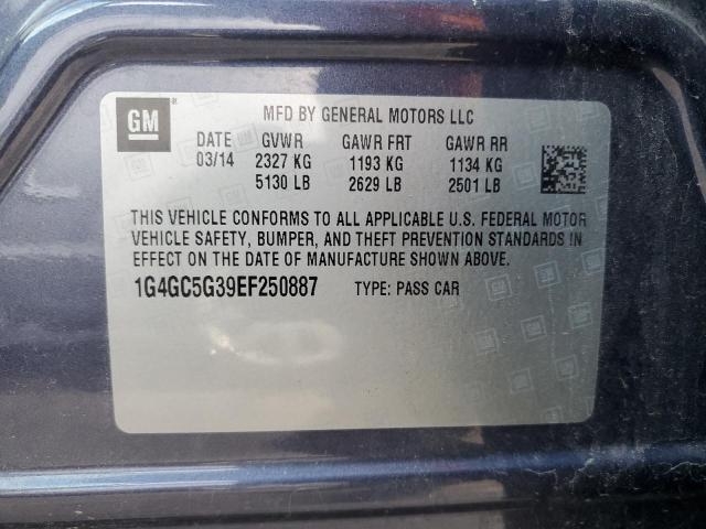 73761923 :رقم المزاد ، 1G4GC5G39EF250887 vin ، 2014 Buick Lacrosse مزاد بيع