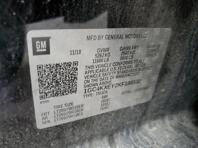 2019 Chevrolet Silverado K3500 Ltz მანქანა იყიდება აუქციონზე, vin: 1GC4KXEY2KF186532, აუქციონის ნომერი: 73195203